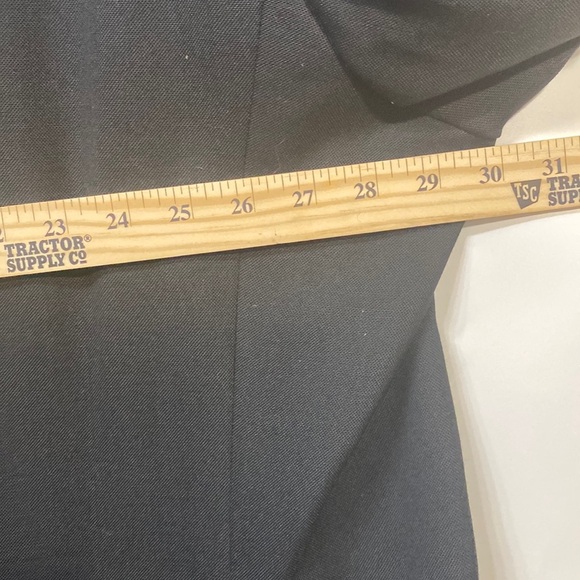 Varsity Hall Suit Blazer USA Lined 44 Black - Picture 6 of 10